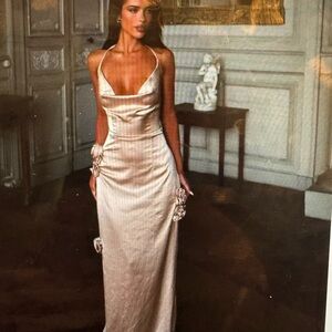 Outcast Abella Satin Maxi Dress